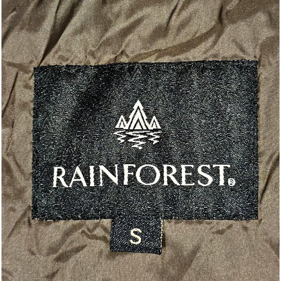 NWD Rainforest Women’s Brown Polyester Thermoluxe Puffer Jacket Size Small 1753 - Picture 8 of 14